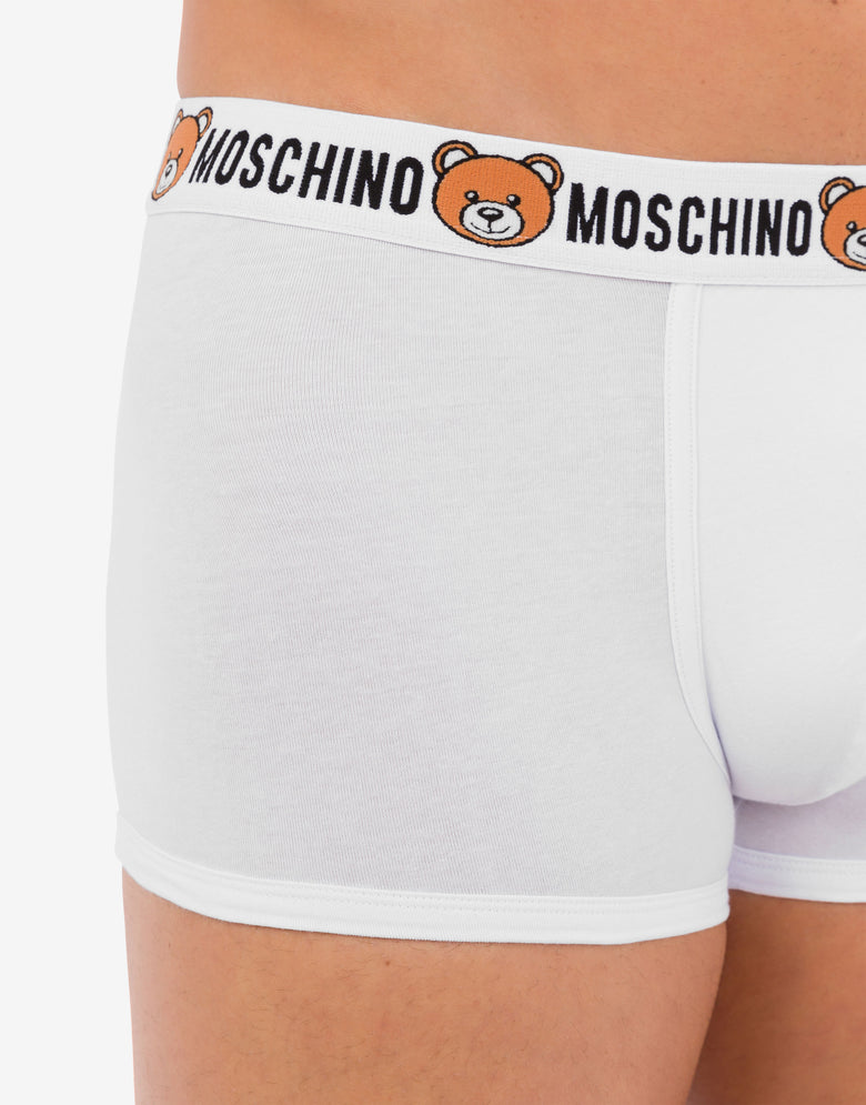 Teddy Elastic Band set of 2 boxers White Moschino 3