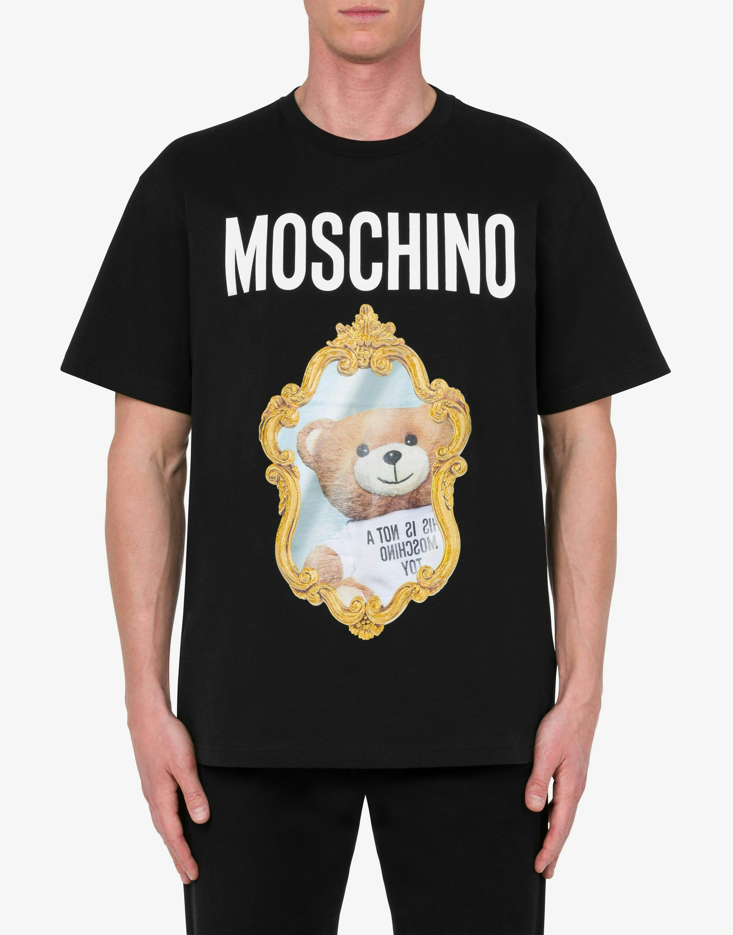 MOSCHINOMoschino Homme T-Shirt 100 % CO A1903 2327 Marque  