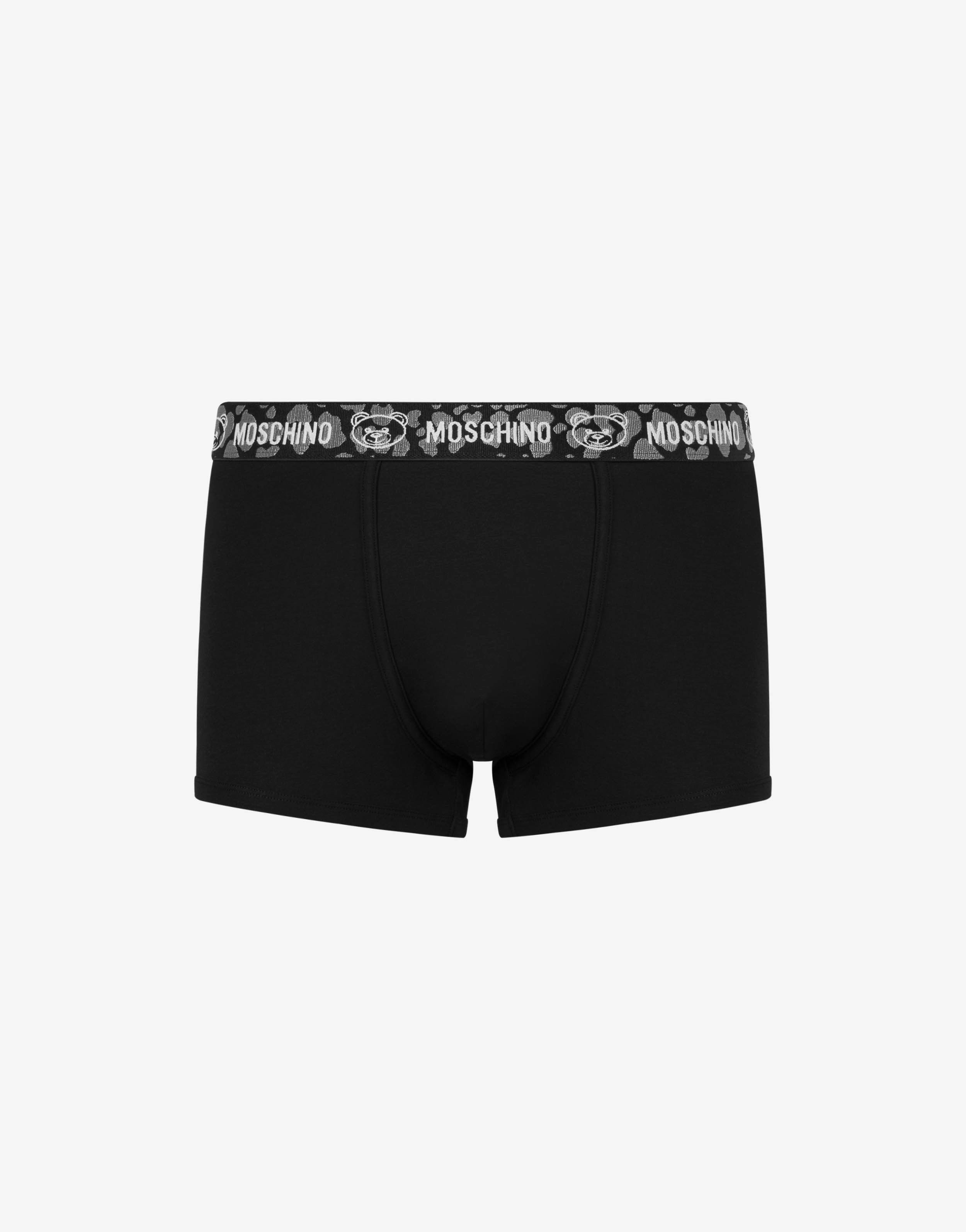 Marque  MOSCHINOMoschino Underwear Brief Lot de 3 slips Black/White/Gray Melange 
