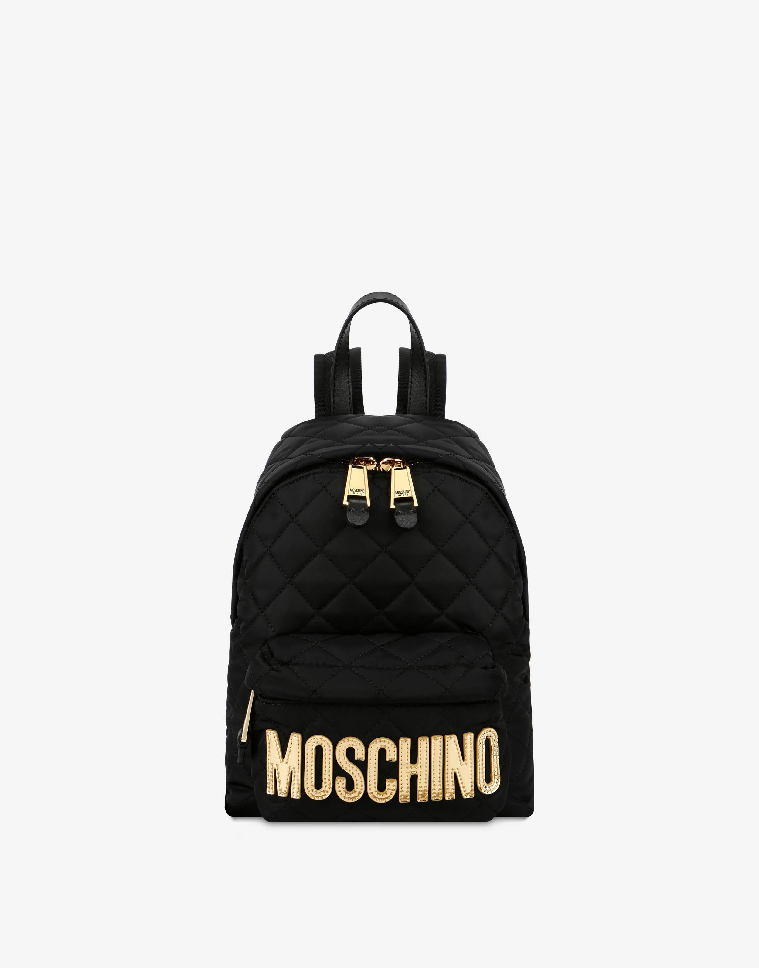 Quilted backpack with logo | Moschino
