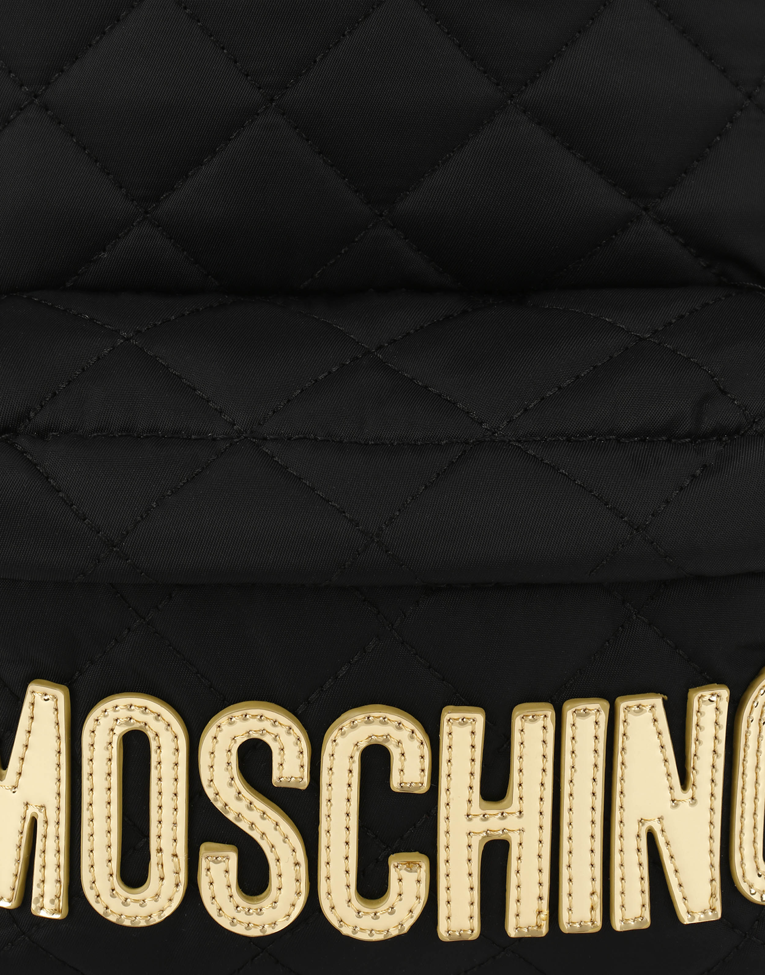Quilted backpack with logo | Moschino