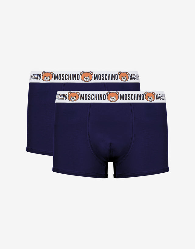 Set di 2 boxer Teddy Elastic Band Blu scuro Moschino 0