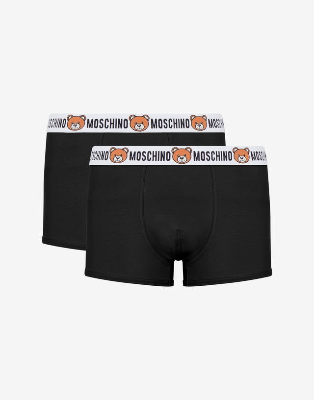 Set di 2 boxer Teddy Elastic Band Nero Moschino 0