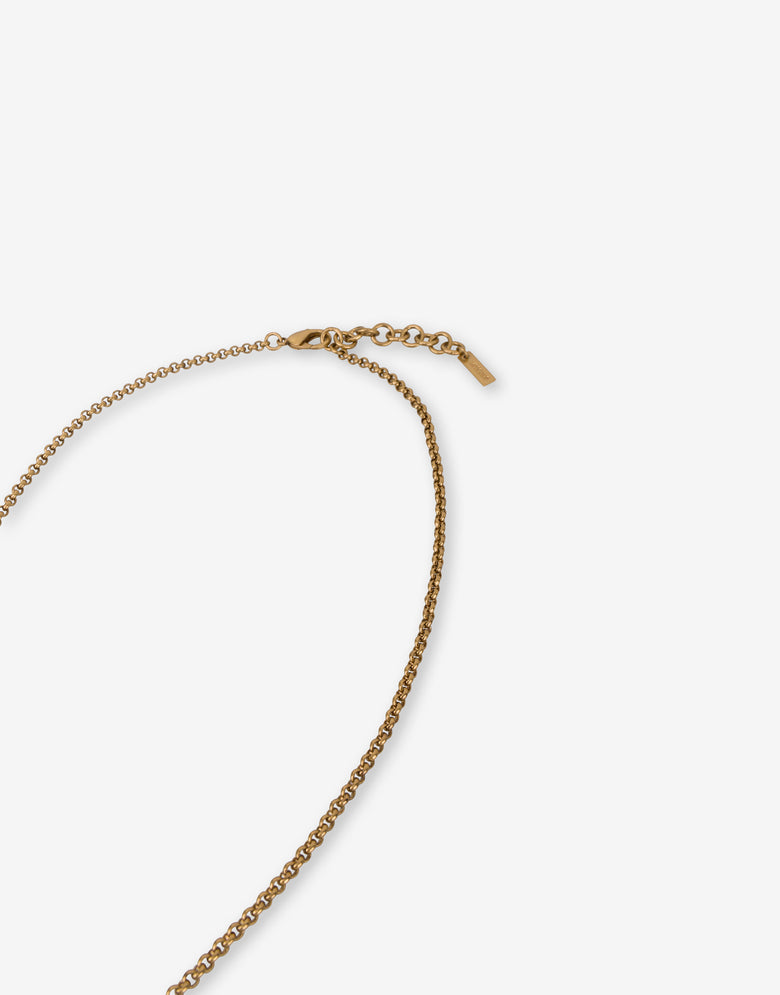 Halskette mit Brillenanhänger Gold Moschino 2