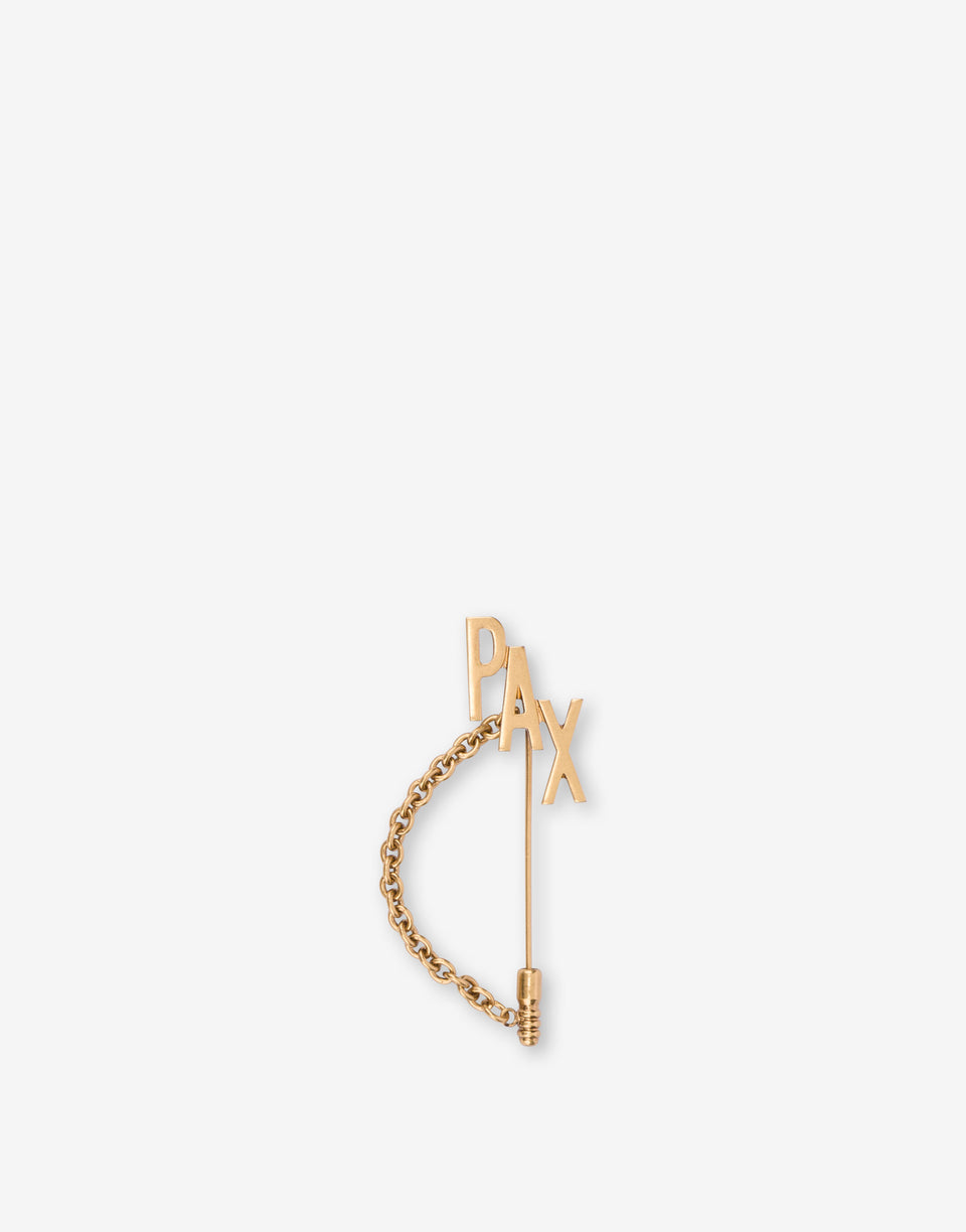 Broche con cadena PAX Gold Moschino 0