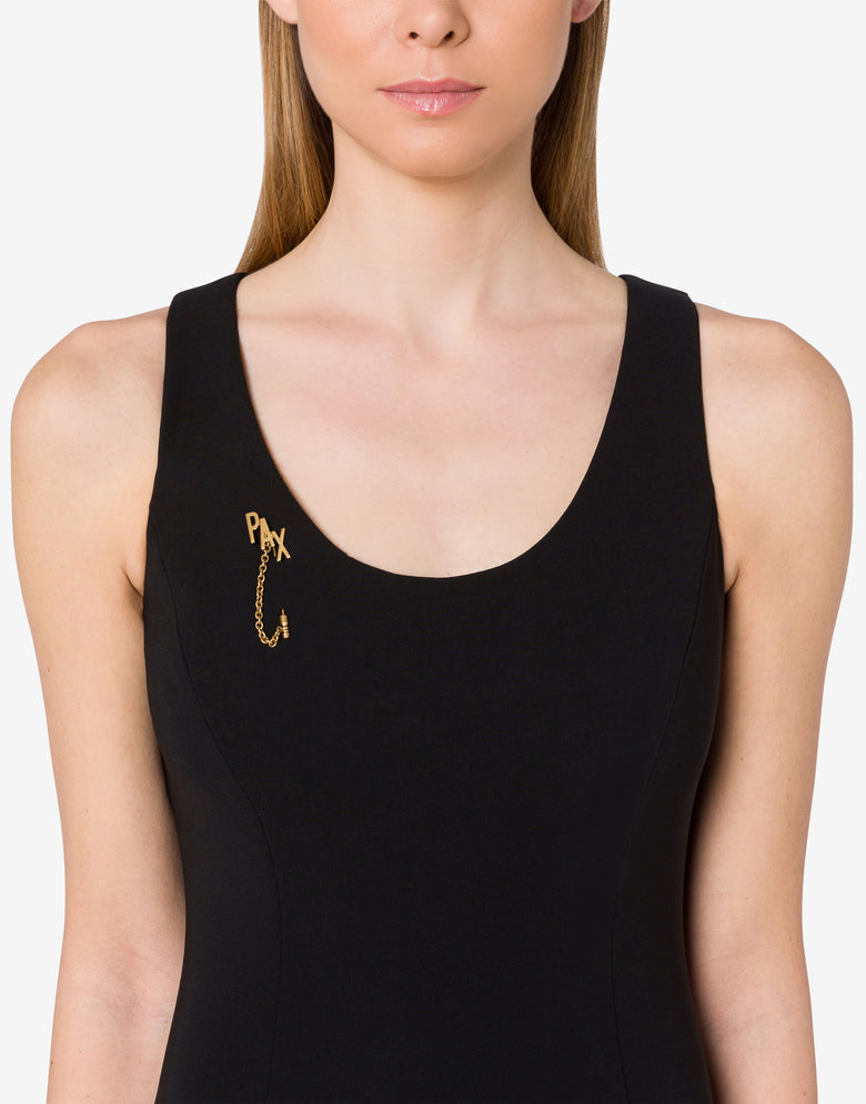 Broche con cadena PAX Gold Moschino 3