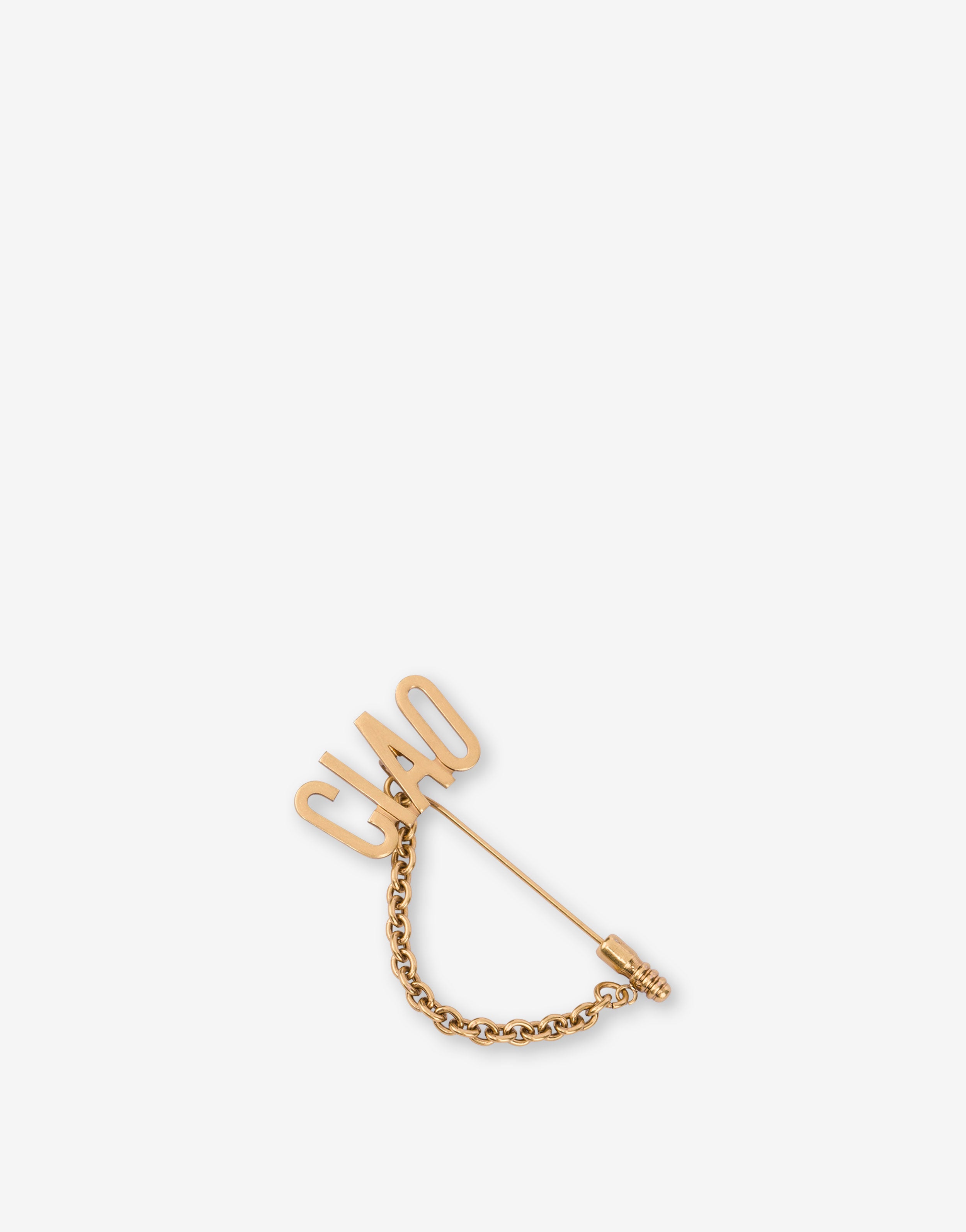 Pin with CIAO chain | Moschino
