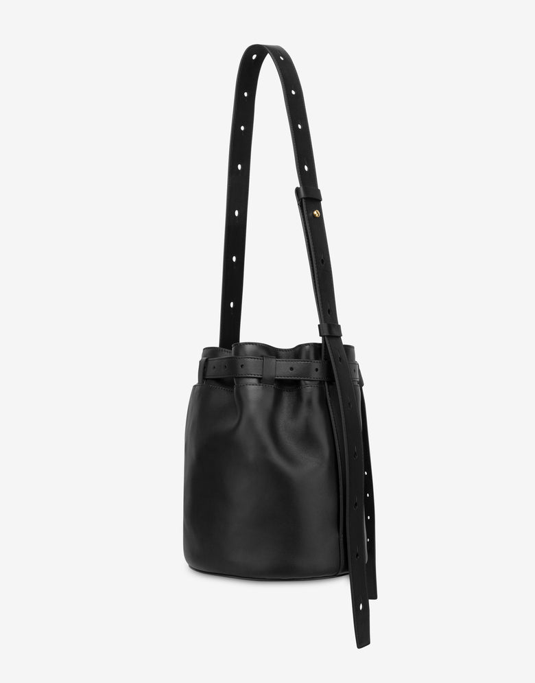Moschino Tie Me Bucket Bag Black Moschino 1