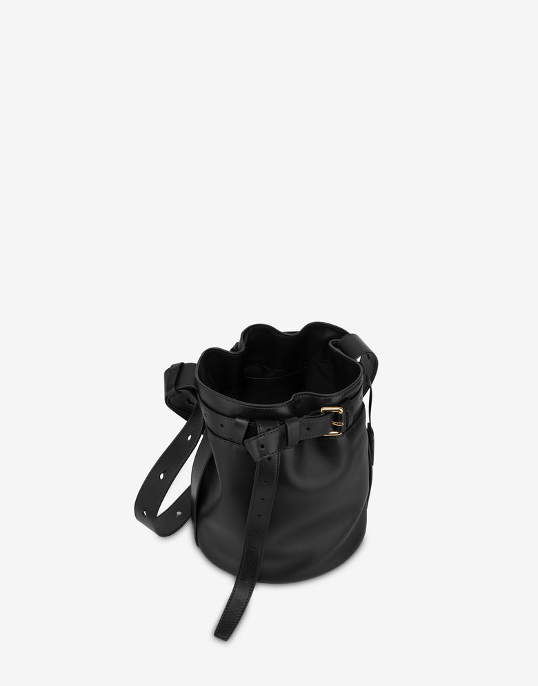Moschino Tie Me Bucket Bag Black Moschino 2