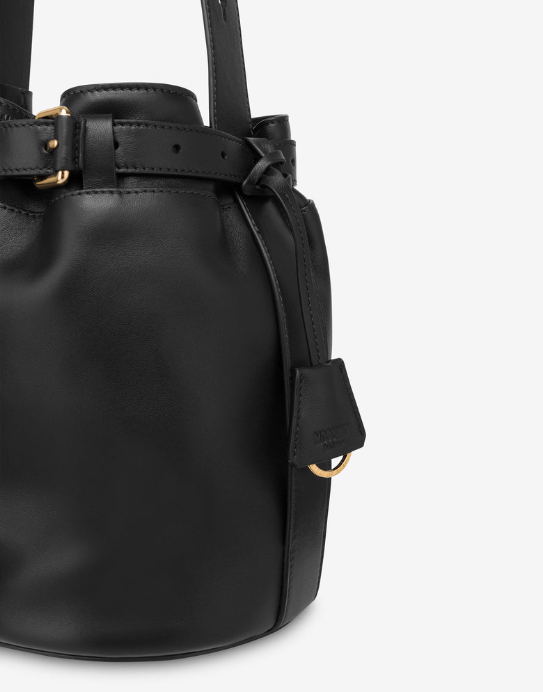 Moschino Tie Me Bucket Bag Black Moschino 3