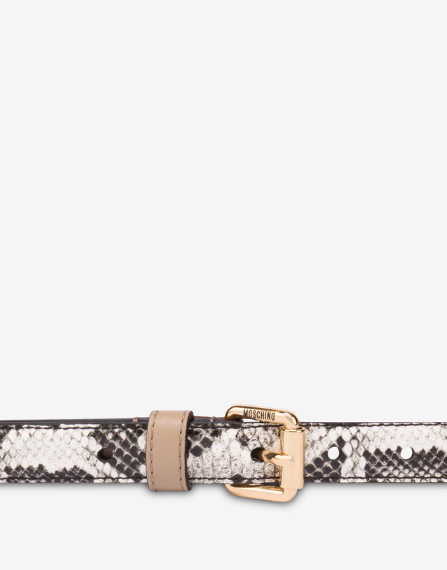 Patchwork belt Multicoloured Moschino 1