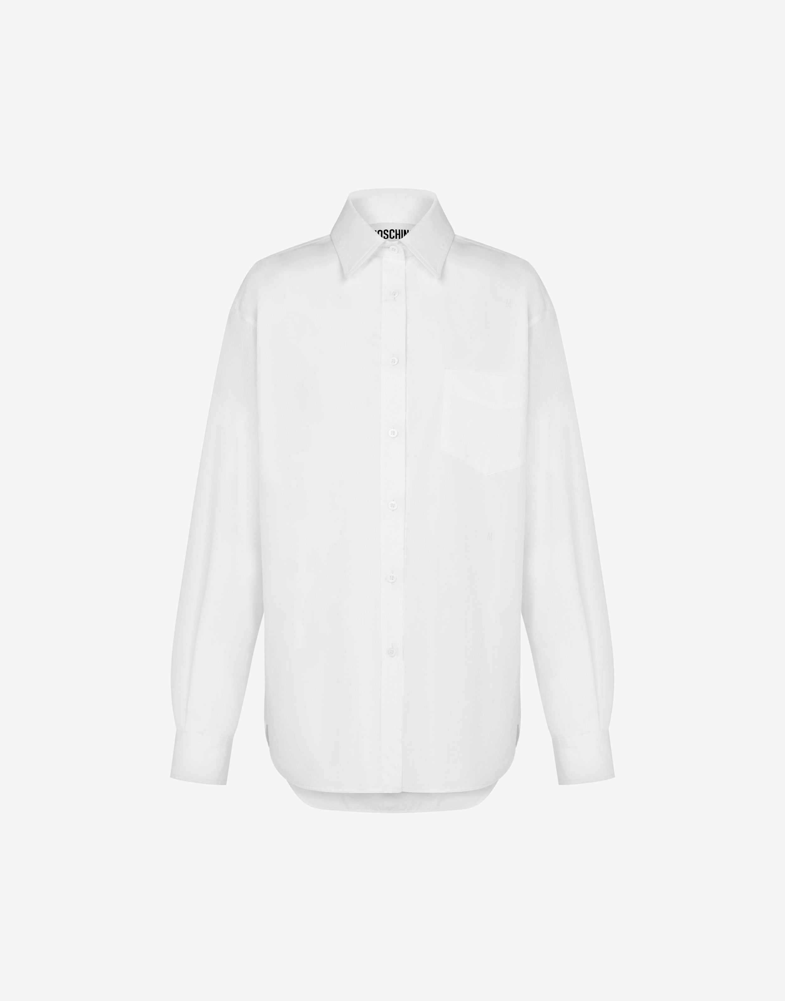 Shirt in cotton poplin