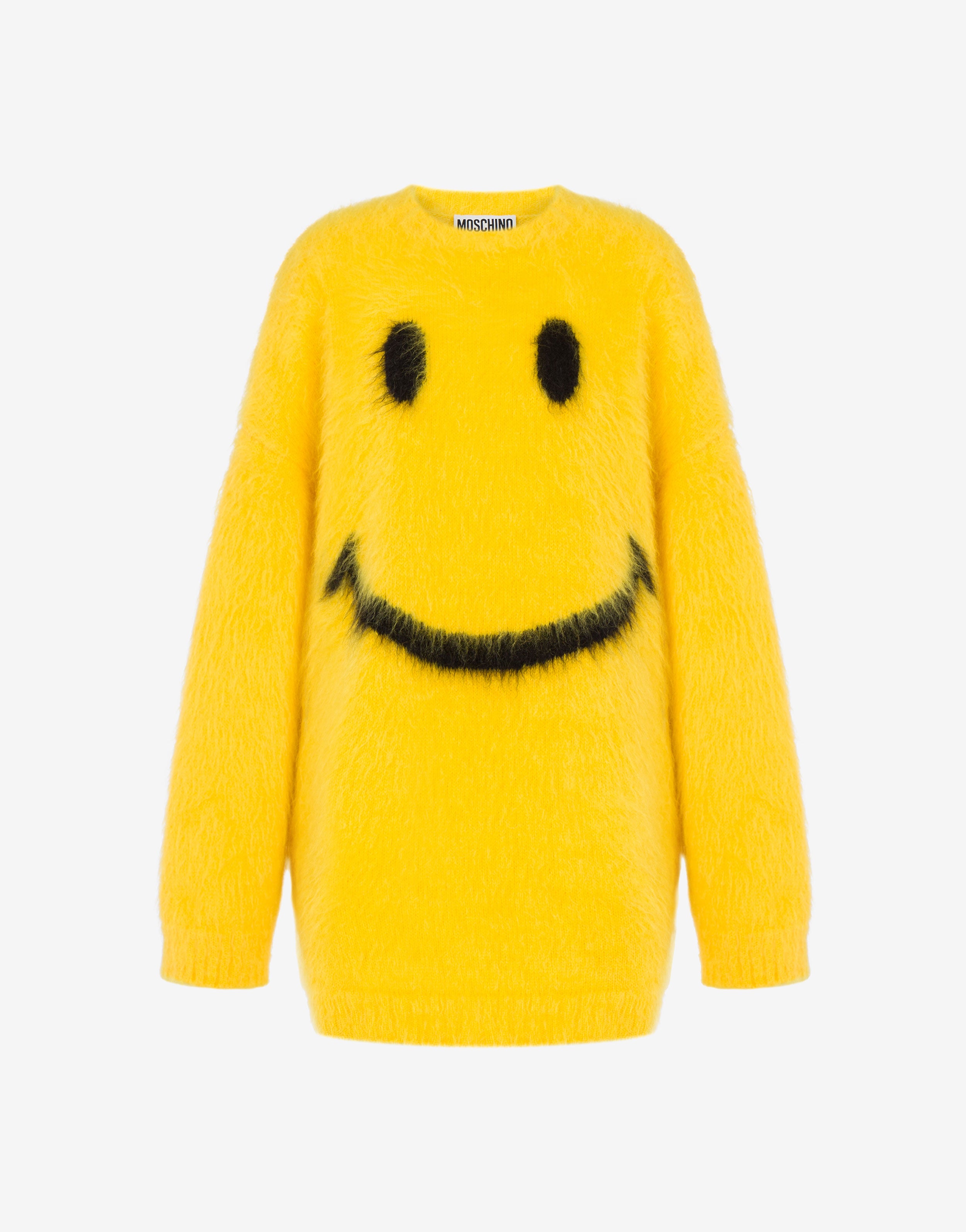 MOSCHINO イエロー コットンニットタンクトップ Smiley® Organic Cotton Sweatshirt | Moschino