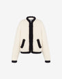 Chaqueta corta de lana de cordero superfina