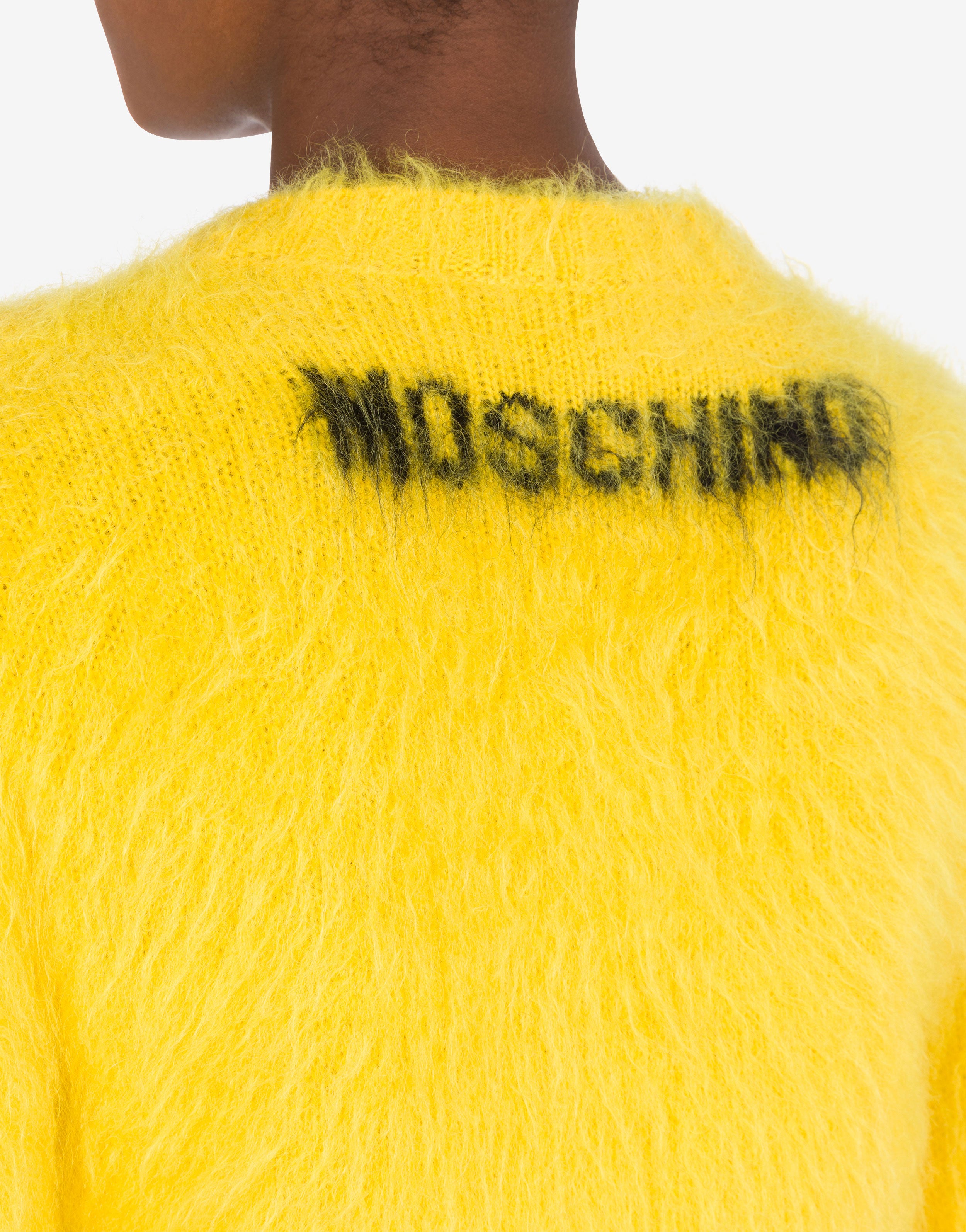 【送料&関税込】Moschino Smiley Sweater Pullover in brushed mohair Smiley | Moschino