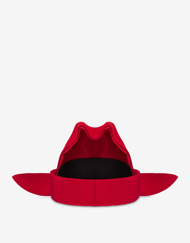 Woolen felt hat Red Moschino 1