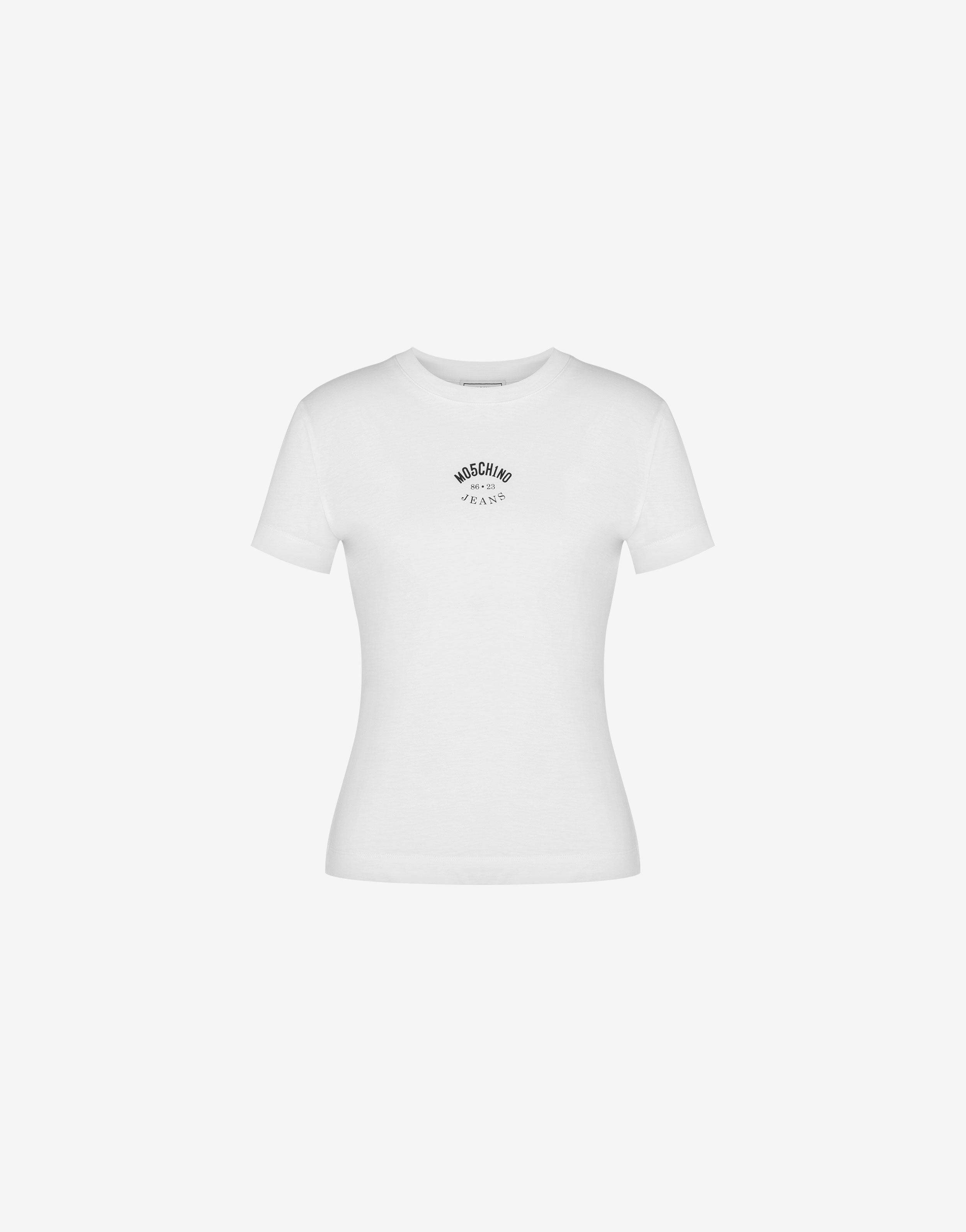 Jersey T-shirt with logo Moschino Jeans | Moschino
