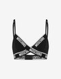 Stretch Jersey Bra Elastic Logo Band