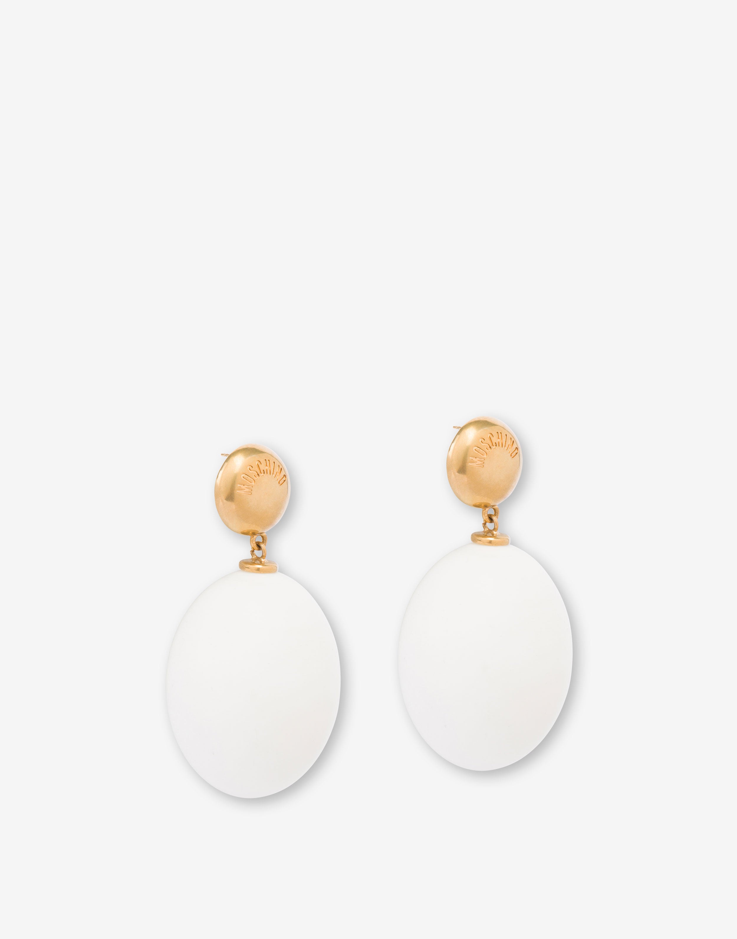 Eggs pendant earrings | Moschino