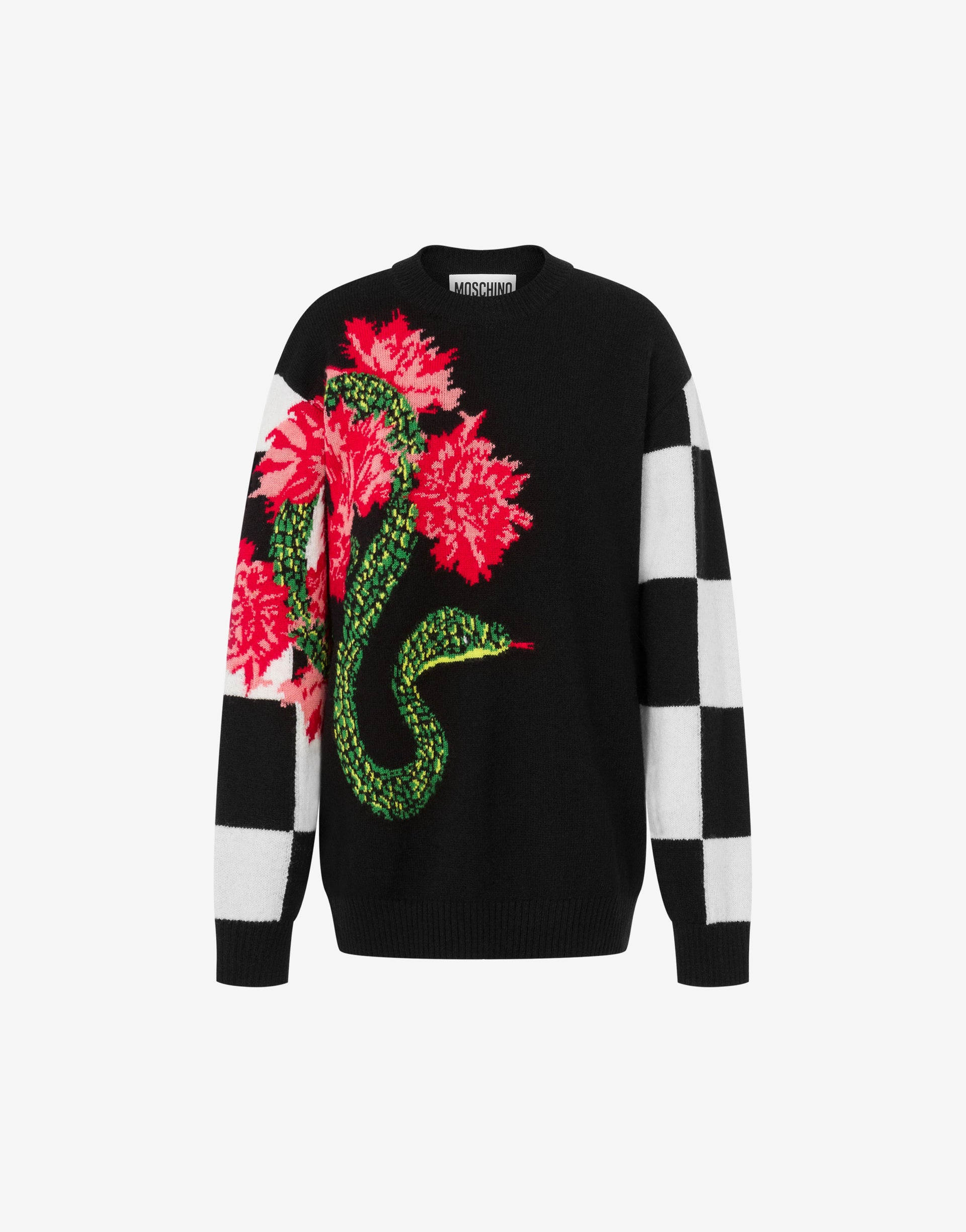 Maxi Sweater Moschino Sweater Damen MOSCHINO JEANS Logo-lettering