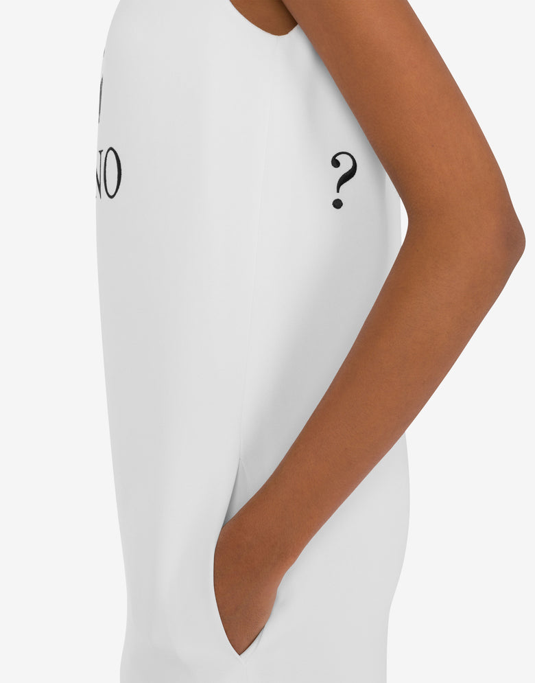 Abito Tubino Or Not Tubino Bianco Moschino 3