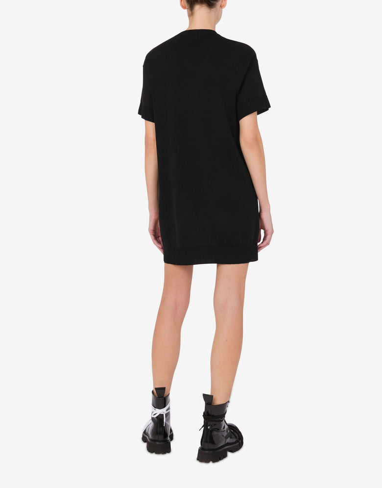 Cotton dress Drawings Black Moschino 2