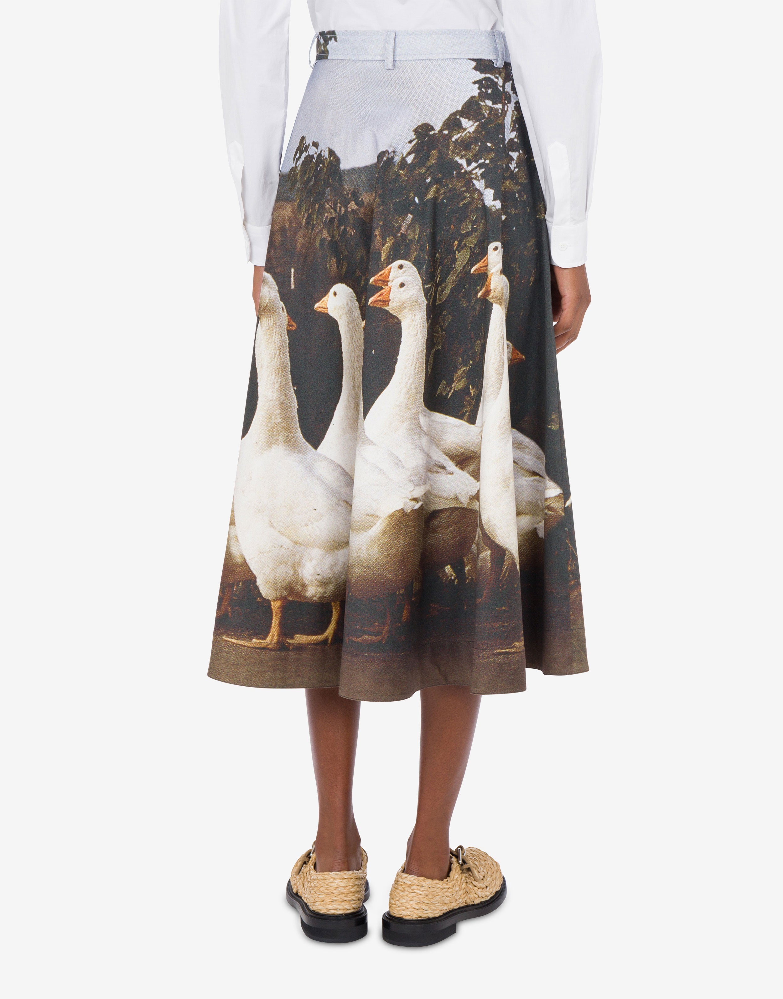 【送料&関税込】Moschino Cotton Midi Skirt MOSCHINO MIDI SKIRT | Dafne Shop