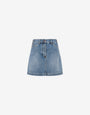 Mini-jupe en denim Laurel Crown Label