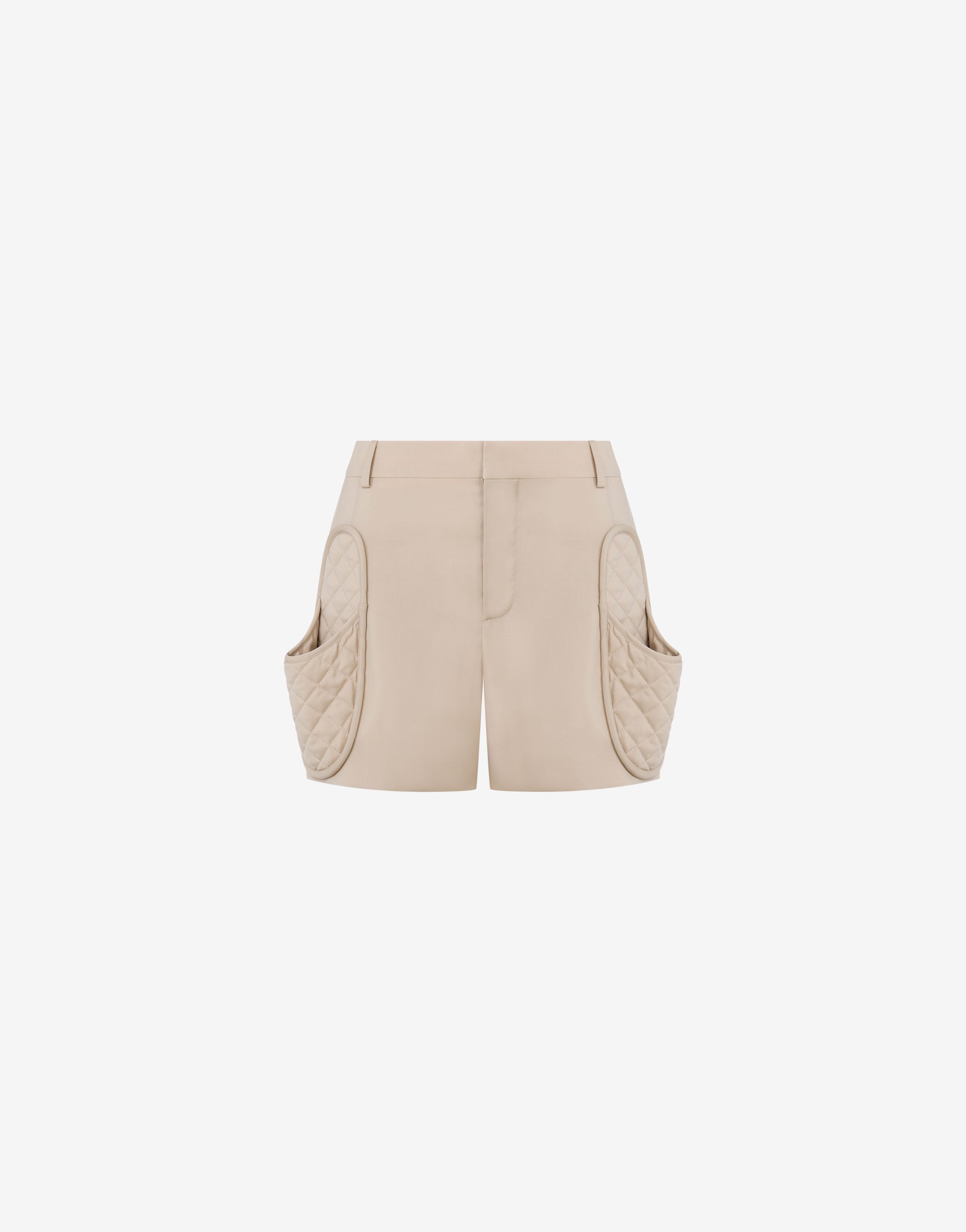 パンツ MOSCHINO COUTURE Woman Pants Beige 03040513 0045 Moschino Trench Gabardine Trousers (Ivory) – CNCPTS