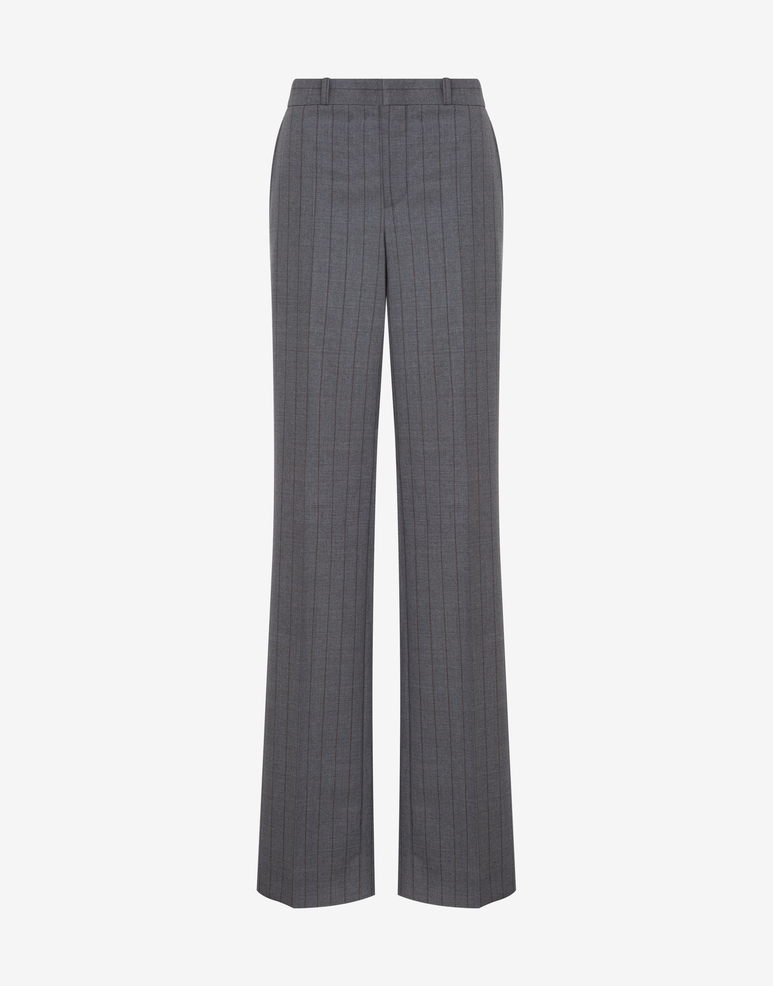 【送料&関税込】Moschino Wide Leg Trousers Moschino logo-embroidered Cargo Palazzo Pants | Neutrals