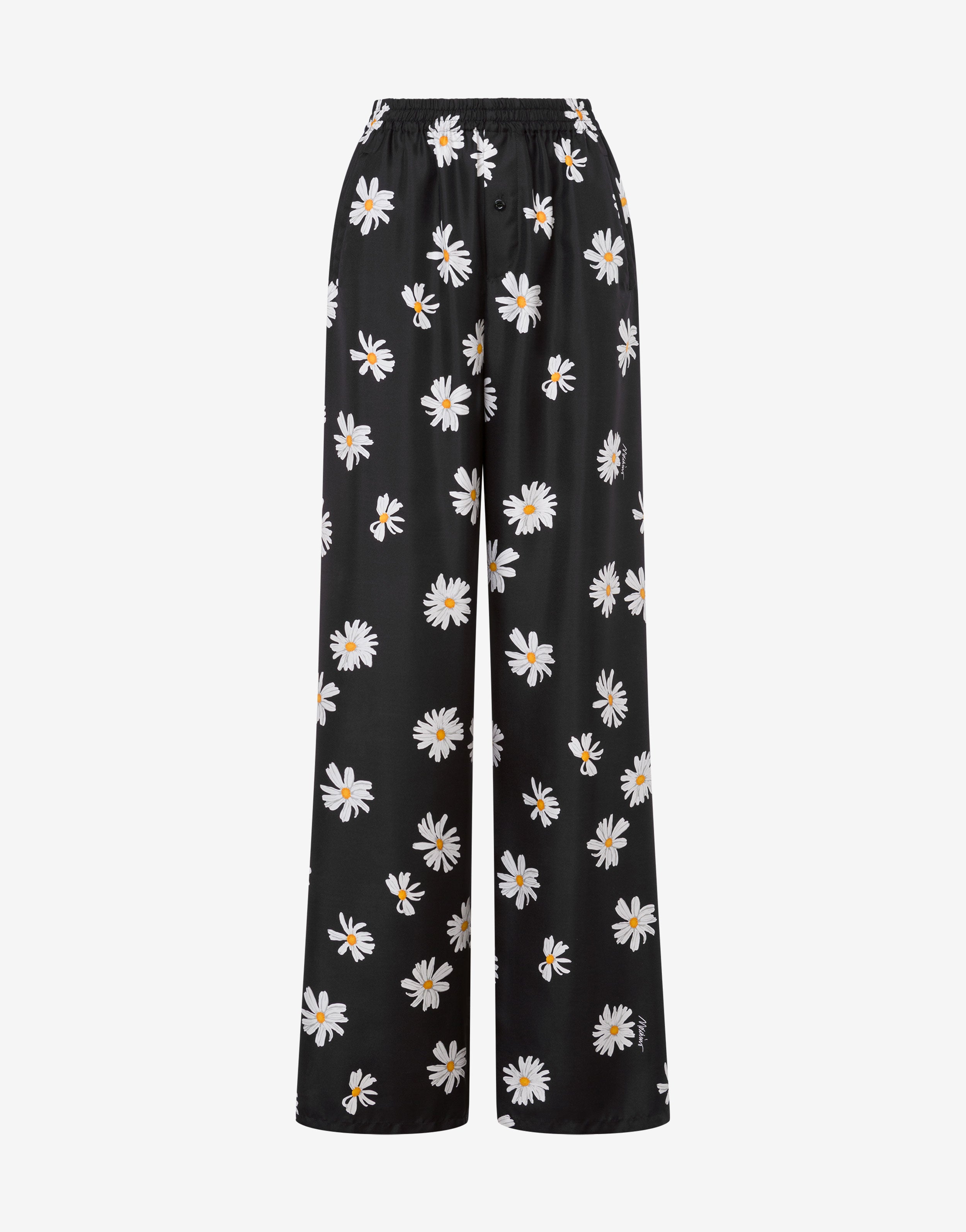 パンツ Moschino FW25 'Tea time' print pants (A03285559 1555) Moschino 'tea time' print pants available on julian-fashion