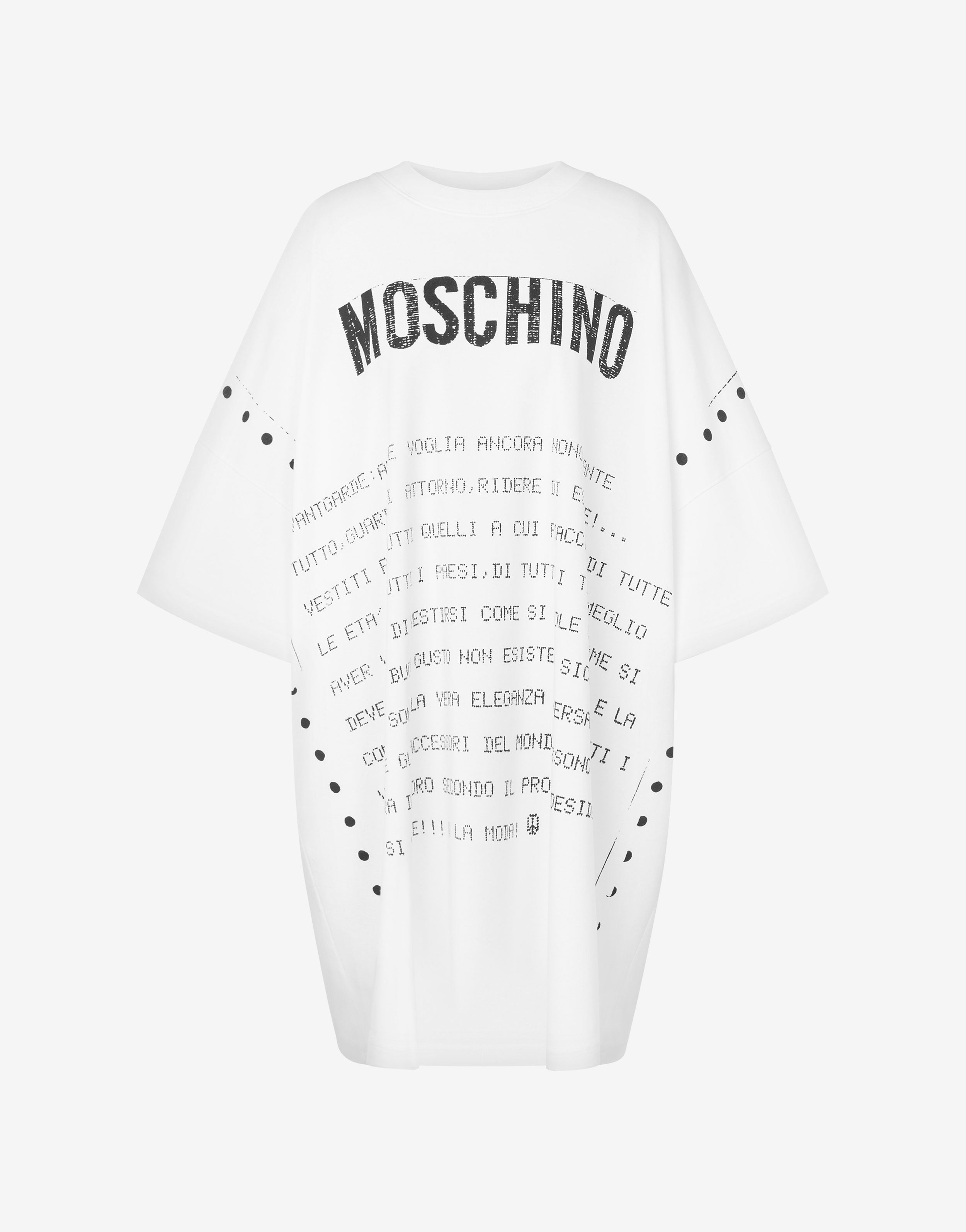 moschino oversized t shirt dress