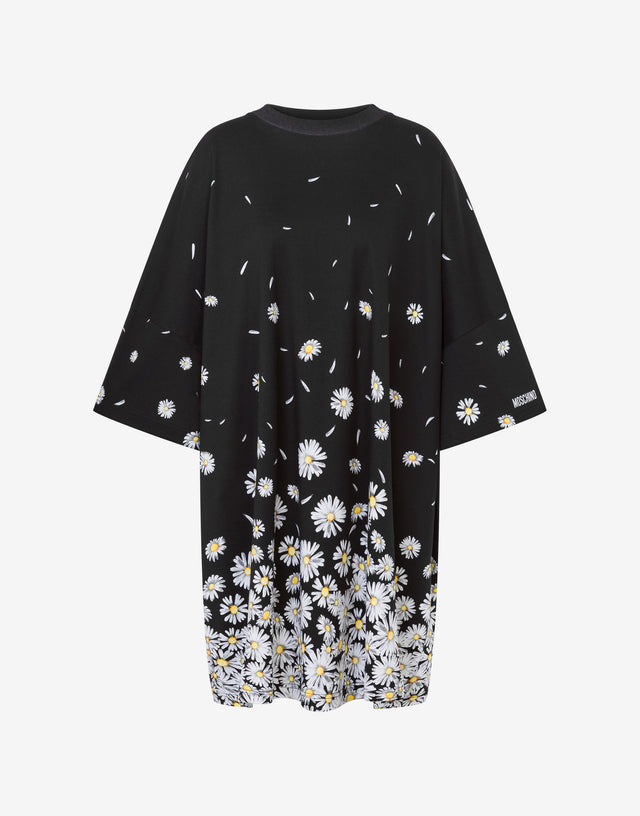 Abito in interlock Daisy Degradé Nero Moschino 0