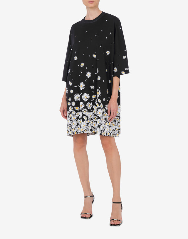 Abito in interlock Daisy Degradé Nero Moschino 1