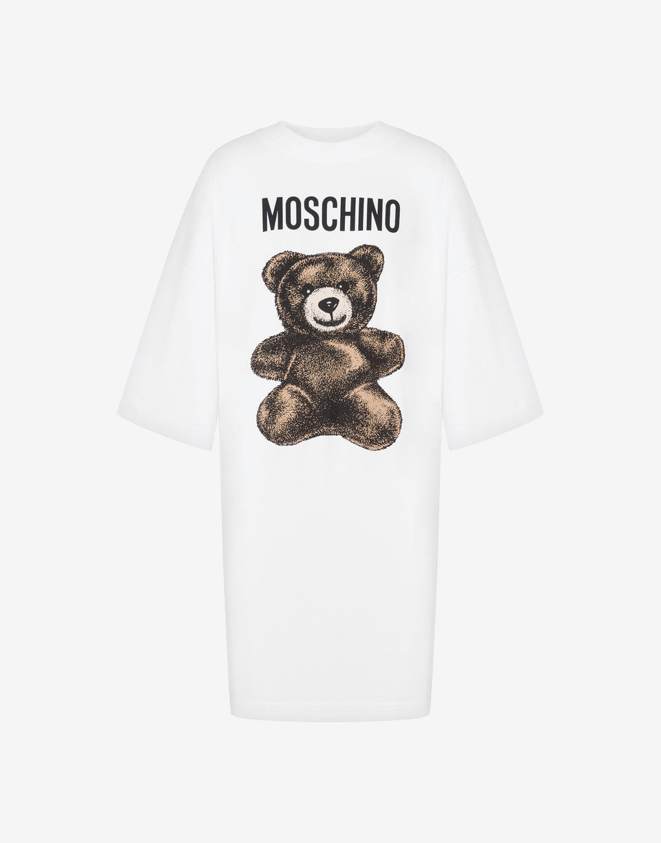 Interlock Dress Moschino Teddy Bear White Moschino 0