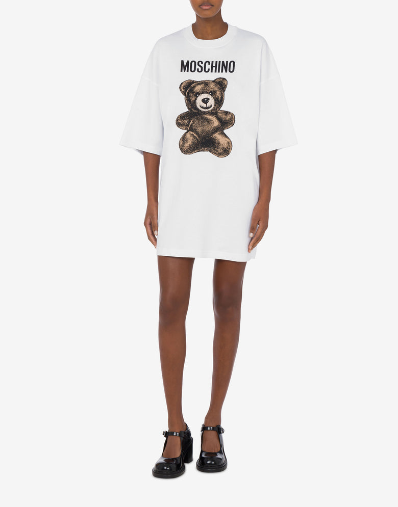 Interlock Dress Moschino Teddy Bear White Moschino 1
