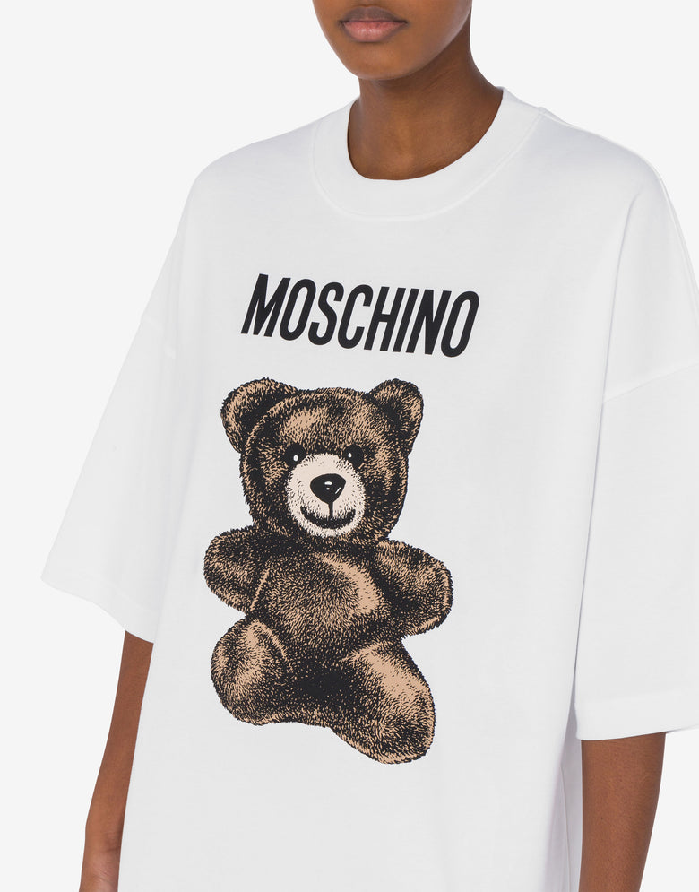 Interlock Dress Moschino Teddy Bear White Moschino 3