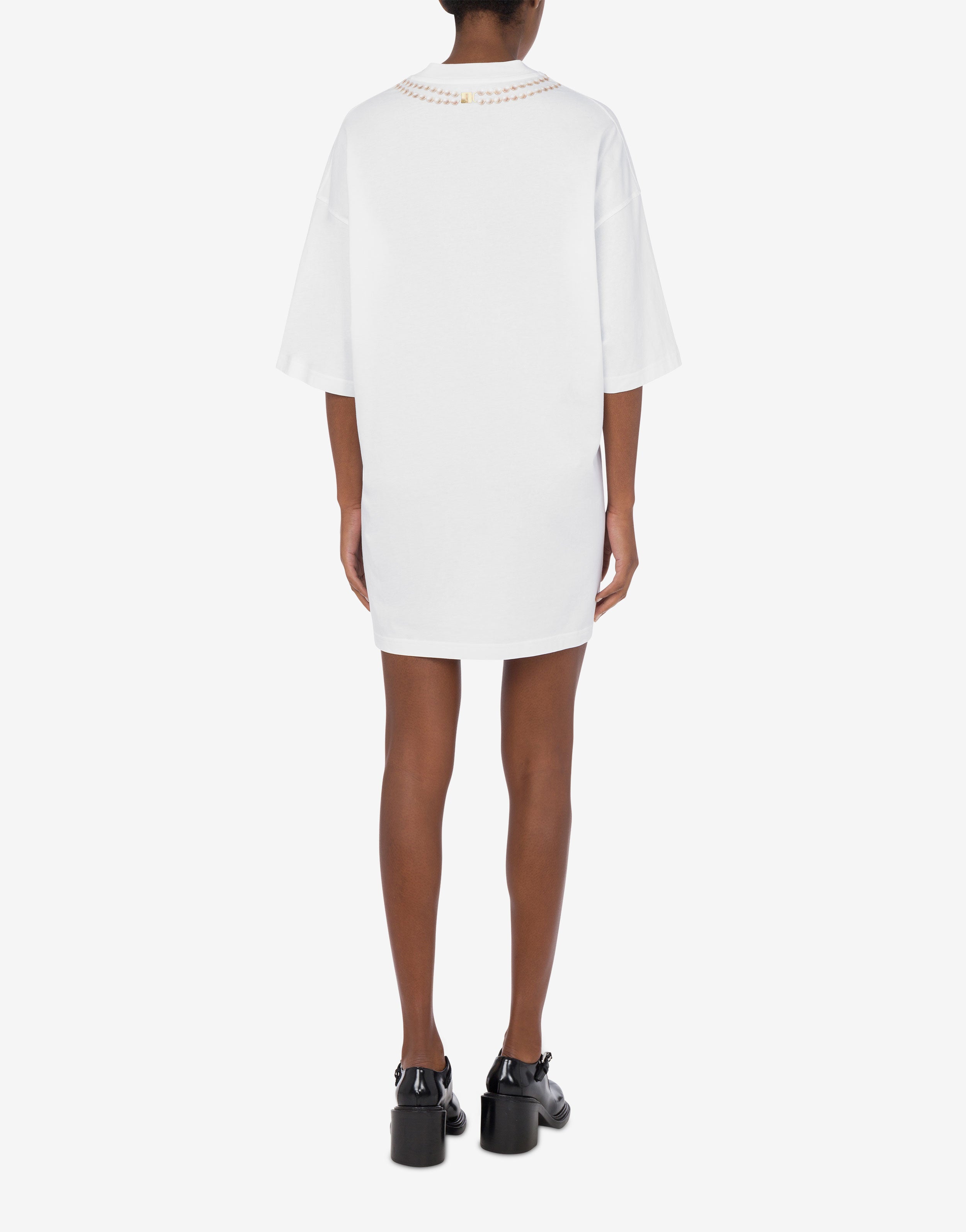 【MOSCHINO】オーガニックジャージ コラツィオーネ ドレス Organic Jersey Dress Moschino Breakfast | Moschino