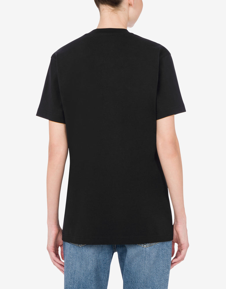 Organic Jersey T-shirt Moschino Teddy Bear Black Moschino 2