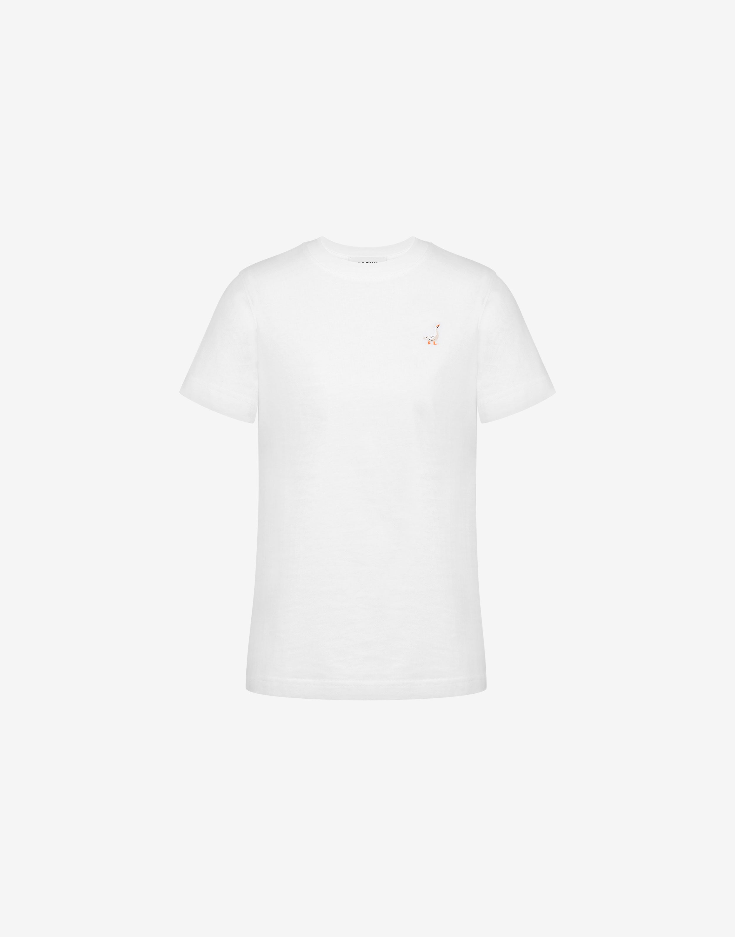 Organic Jersey T-shirt Goose Embroidery