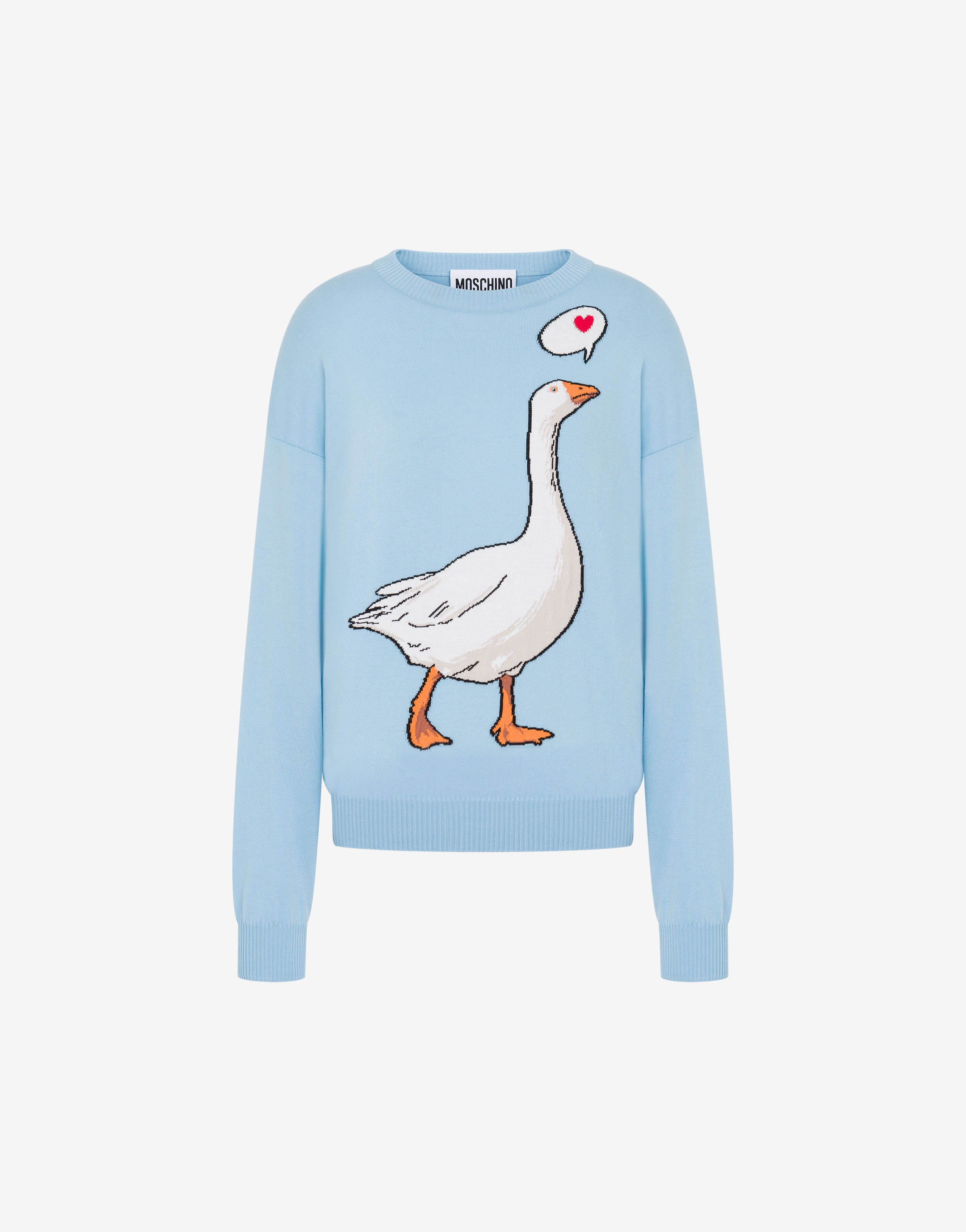 Cotton Pullover Goose | Moschino