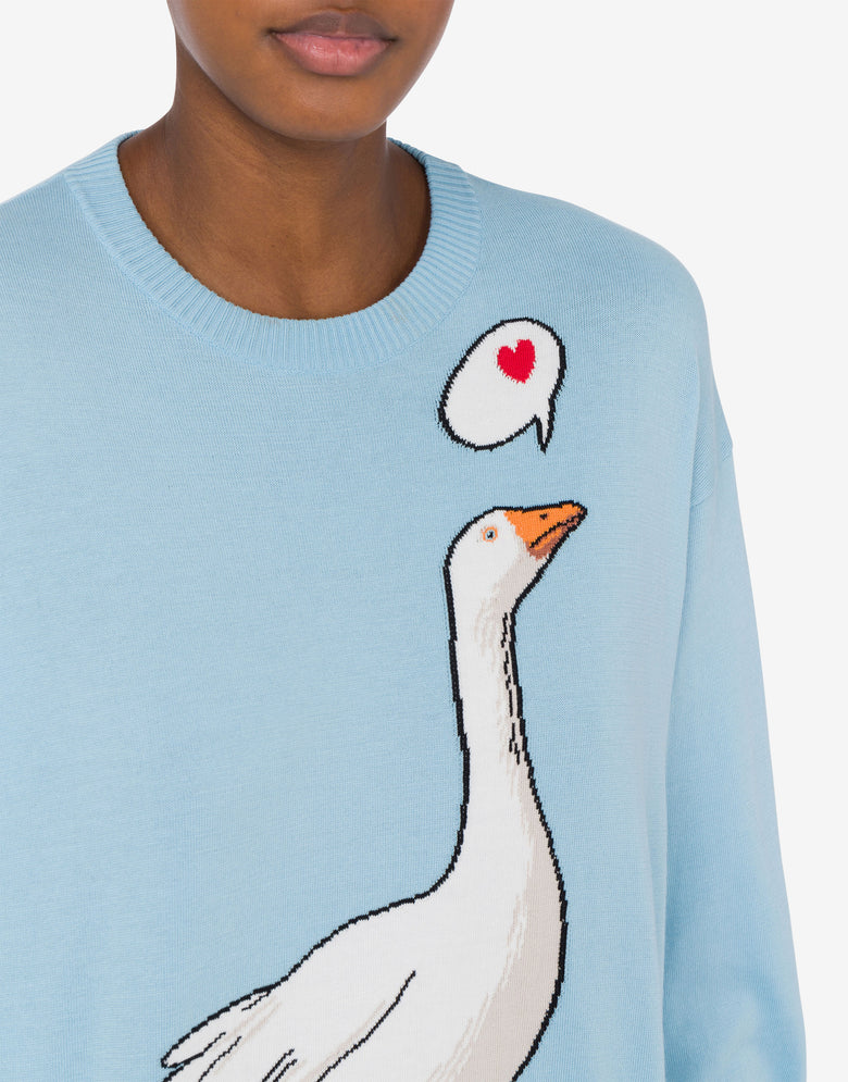 Goose Jersey de algodón  Celeste Moschino 3
