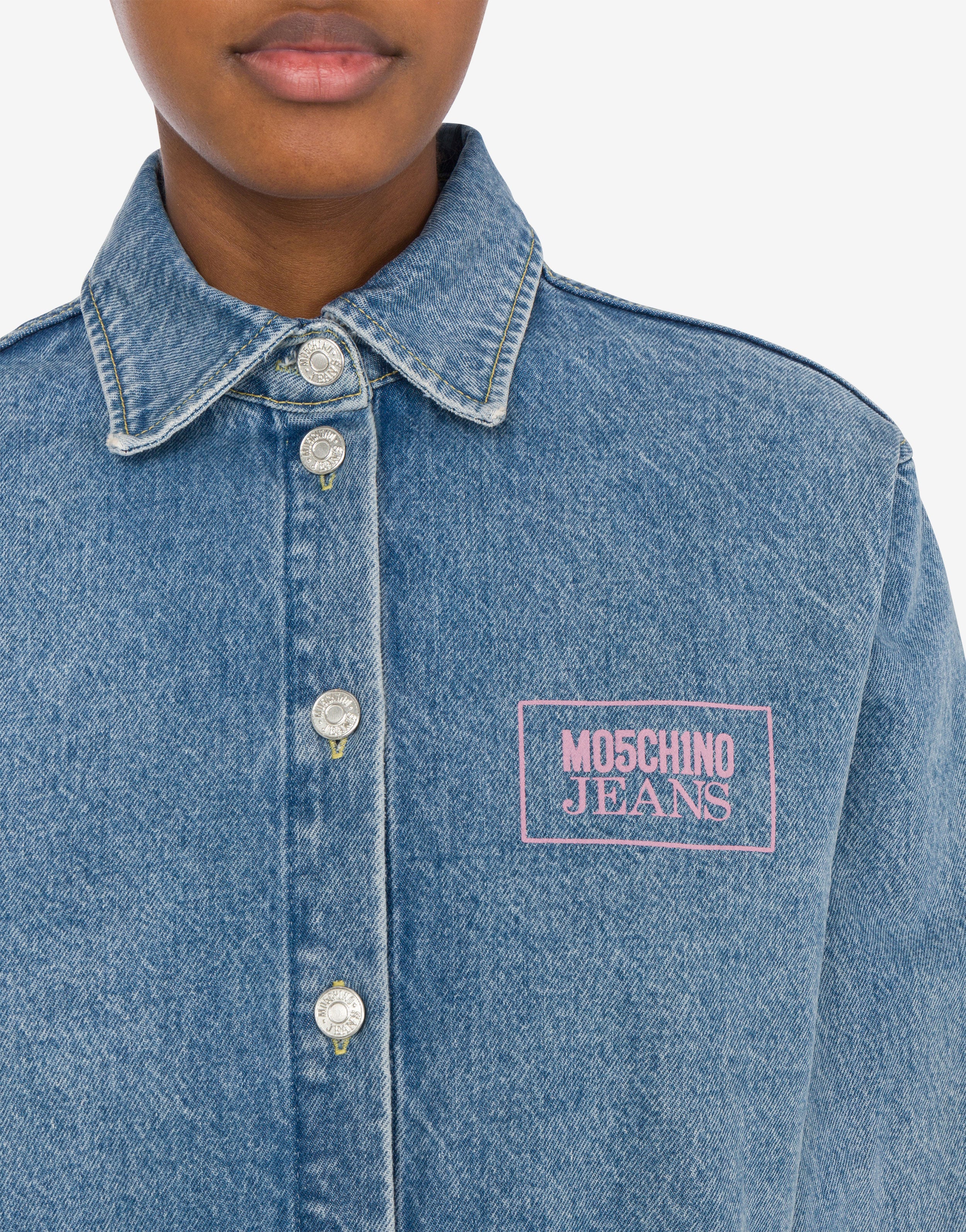 Oversized denim shirt Moschino Jeans | Moschino