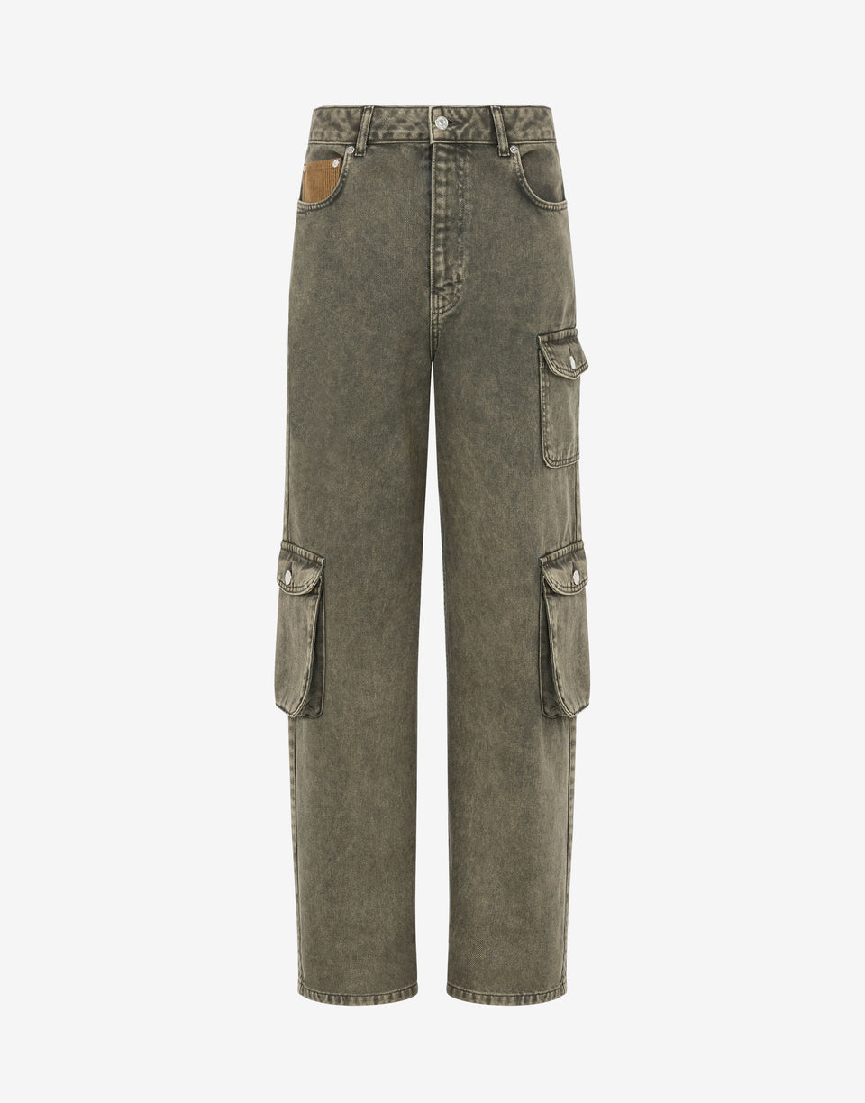 Vintage denim trousers Dark grey Moschino Jeans 0