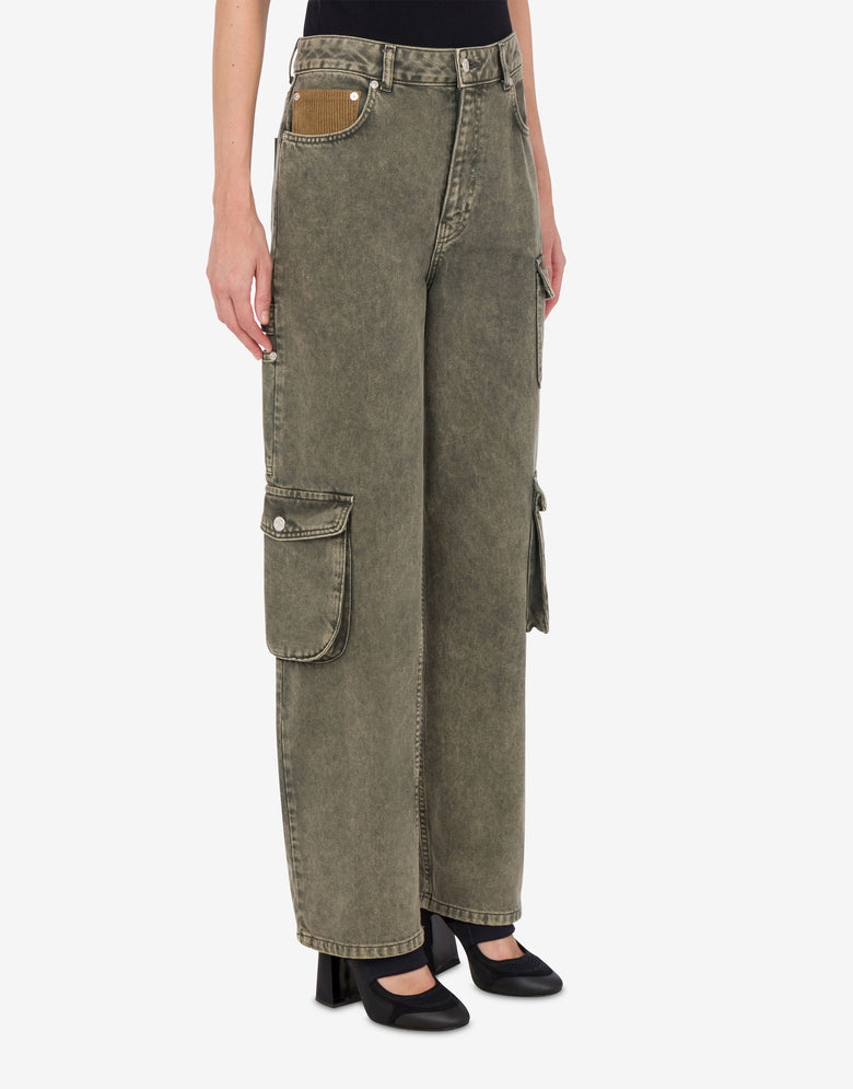 Vintage denim trousers Dark grey Moschino Jeans 1