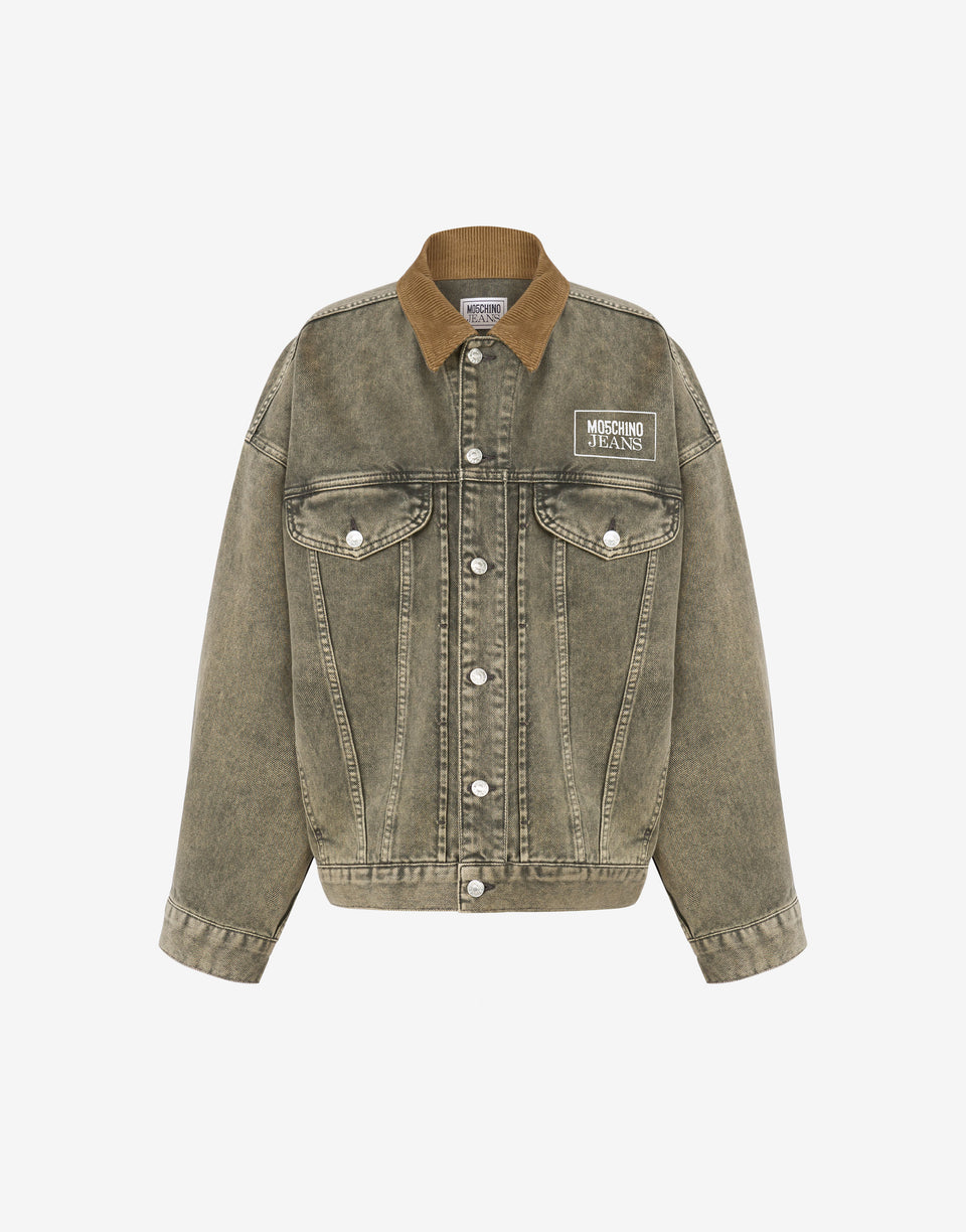 Vintage denim jacket Dark grey Moschino Jeans 0