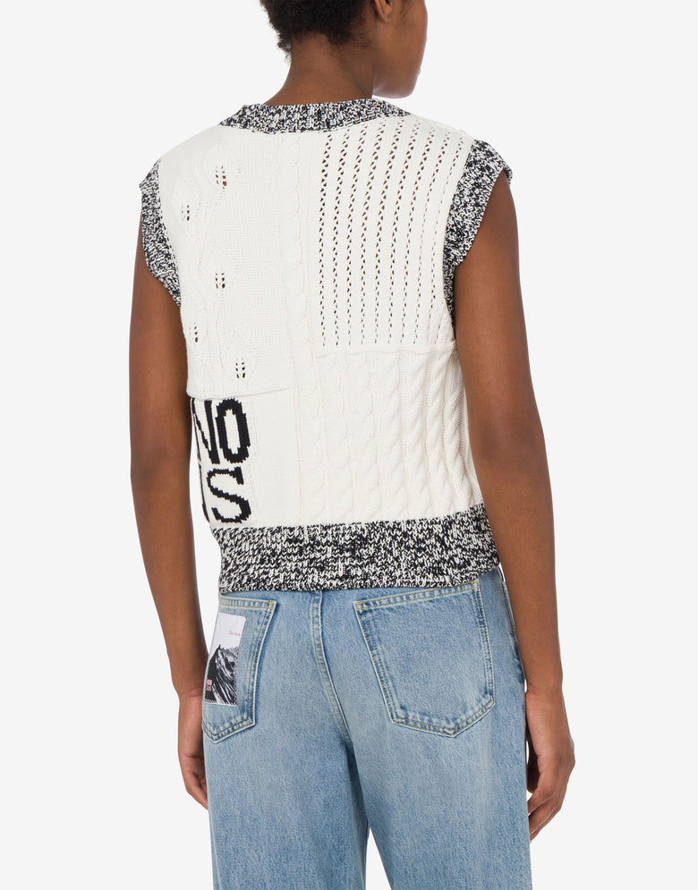 Urban knit top Ivory Moschino Jeans 2