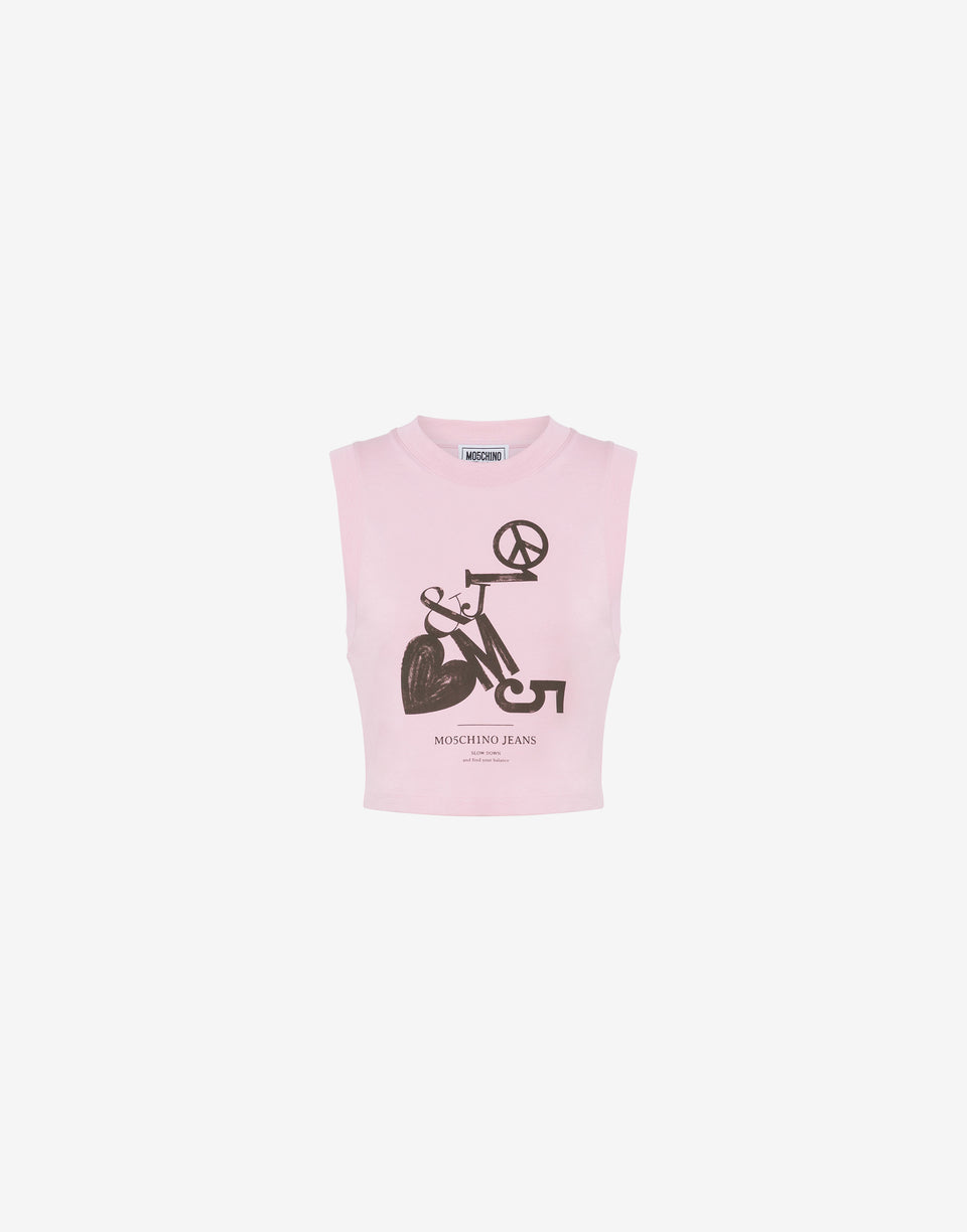 Urban Logo斜纹针织上衣 粉红色 Moschino Jeans 0