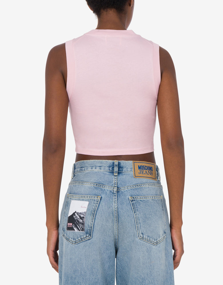 Urban Logo斜纹针织上衣 粉红色 Moschino Jeans 2