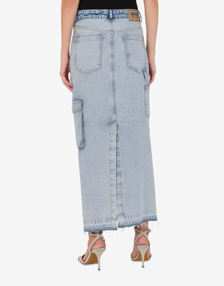 Falda vaquera larga  Blue Denim Moschino Jeans 2